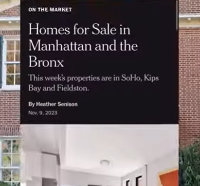 5037 Fieldston Road - Featured in New York Times Sunday’s On The Market section 🏡✨