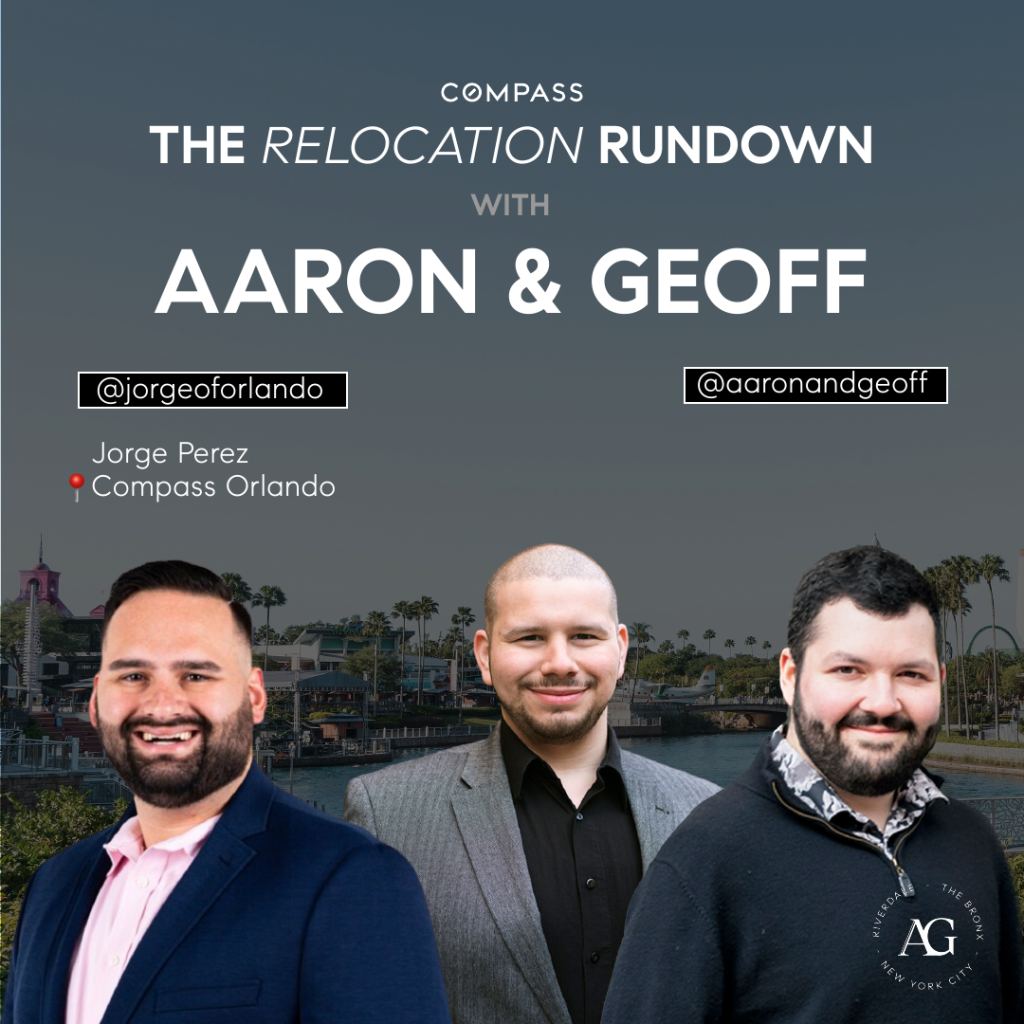 ORLANDOOOOO 🌴☀️
Thanks to Jorge Perez for telling us all about Orlando real estate and what to expect when moving down south.
