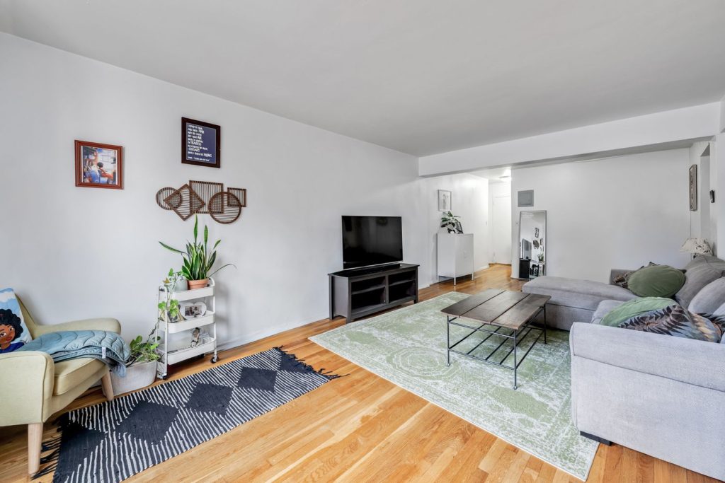 Welcome to this spacious, partially renovated pre-war 1-bedroom co-op in a well-maintained elevator building on Morris Avenue, just off Fordham Road. Blending classic charm with modern upgrades, this home features a true entry foyer that opens into a large living area with space for both lounging and dining.