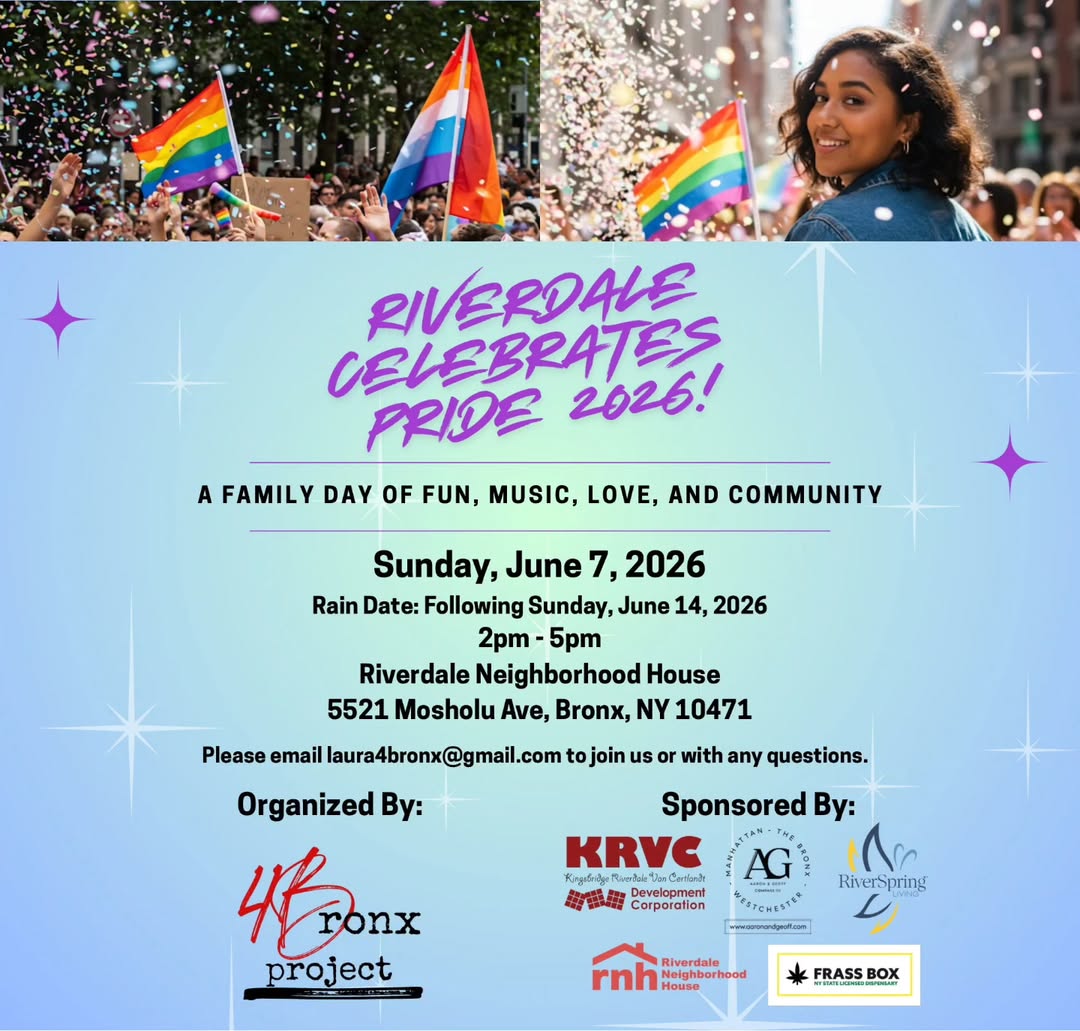 You’re Invited: Riverdale Celebrates Pride 2026!
