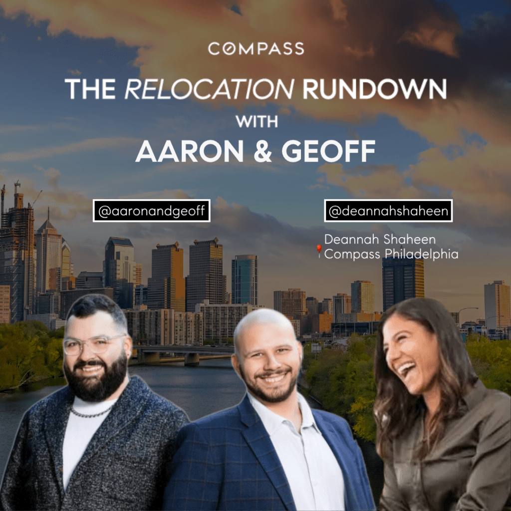 Discover why Philadelphia is one of the Northeast’s best-kept relocation secrets—offering walkable, historic charm and world-class dining without the NYC price tag. On this week’s Relocation Rundown, Aaron and Geoff sit down with Philly realtor Deannah Shaheen to explore why buyers are flocking to the City of Brotherly Love. Deannah shares practical relocation insights on distinct neighborhood vibes, the Amtrak commute to New York, key closing contract differences, and how to navigate local taxes when making your move.