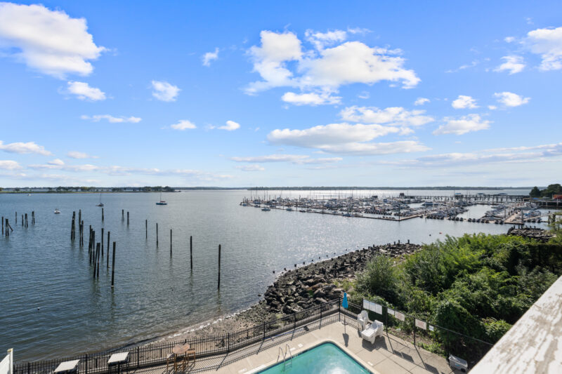 190 Schofield Street 3A, City Island — professional photo of the one-bedroom condo listing featured in The New York Times